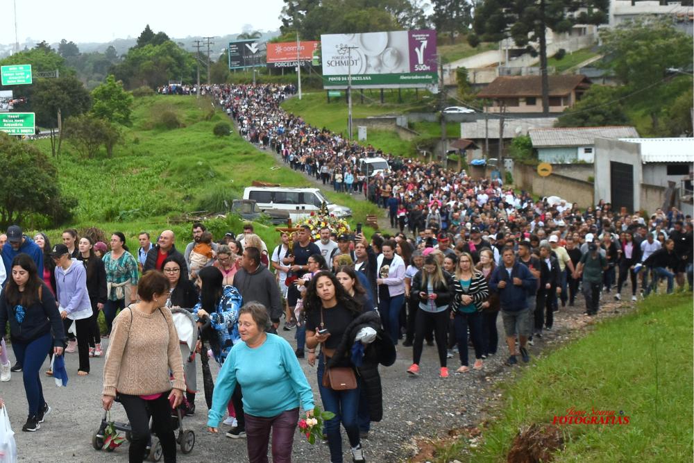 Romaria até o Taquaral reúne 10 mil fiéis