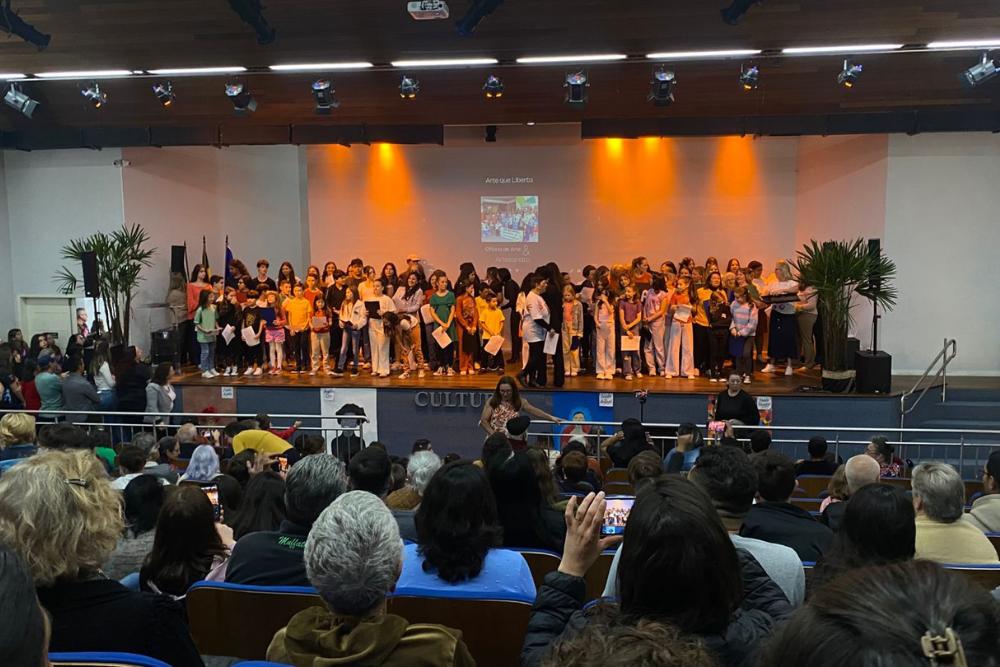 Celebração do encerramento das Oficinas da Cultura